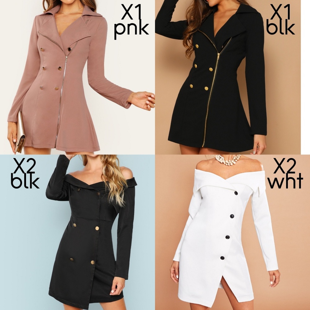 1/2 BLAZER DRESS LOOKBOOK
